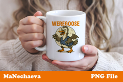 Halloween Goose Sublimation | Weregoose PNG Product Image 3