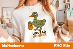 Halloween Goose Sublimation | Undead Honker PNG Product Image 2