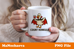Halloween Goose Sublimation | Count Honkula PNG Product Image 2