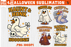 Goose sublimation design | Funny Goose clipart | Halloween Product Image 1