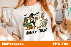 Halloween Goose Sublimation | Count Honkula PNG Product Image 3