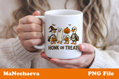 Halloween Goose Sublimation | Honk or Treat PNG Product Image 3