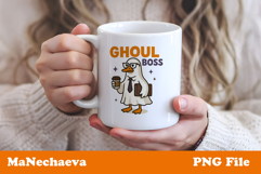 Halloween Goose Sublimation | Ghoul Boss PNG Product Image 2