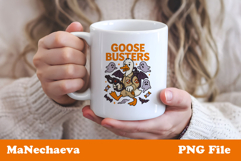 Halloween Goose Sublimation | Funny Goosebusters PNG Product Image 3