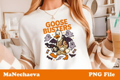 Halloween Goose Sublimation | Funny Goosebusters PNG Product Image 2