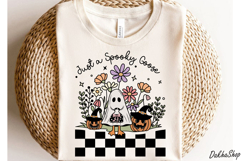 Halloween Png, Spooky Goose Halloween Png, Floral Ghost Png Product Image 3
