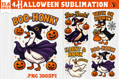 Goose sublimation design | Funny Goose clipart | Halloween Product Image 1