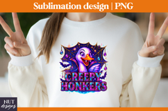 Goose Halloween tshirt Silly Goose Ghost Halloween quote Product Image 1