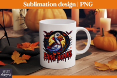Goose Halloween mug Silly Goose Vampire Halloween quote Product Image 1