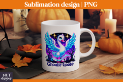 Goose Halloween tshirt Silly Goose Ghost Halloween quote Product Image 2