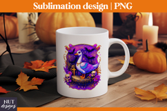 Goose Halloween tote bag Silly Goose Cemetery Halloween PNG Product Image 3