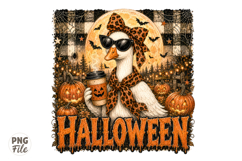 Halloween Goose PNG, Spooky Fall Sublimation Design Product Image 1