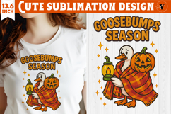 Goose sublimation design | Funny Goose clipart | Halloween Product Image 1
