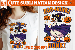 Goose sublimation design | Funny Goose clipart | Halloween Product Image 1