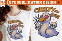 Goose sublimation design | Funny Goose clipart | Halloween Product Image 1