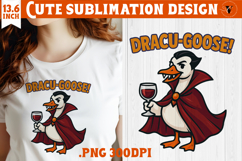 Goose sublimation design | Funny Goose clipart | Halloween Product Image 1
