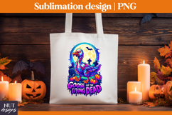 Goose Halloween t-shirt Silly Goose Zombie Halloween quote Product Image 2