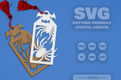 Halloween Gothic Bookmark SVG Product Image 2