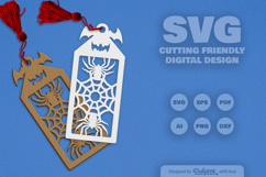 Halloween Gothic Bookmark SVG Product Image 1