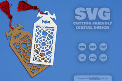 Halloween Gothic Bookmark SVG Product Image 2