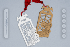 Halloween Gothic Bookmark SVG Product Image 1