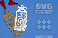 Halloween Gothic Bookmark SVG Product Image 2