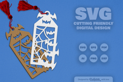 Halloween Gothic Bookmark SVG Product Image 1