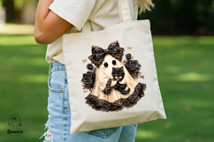 Halloween Preppy Gothic Ghost Black Cat Product Image 2