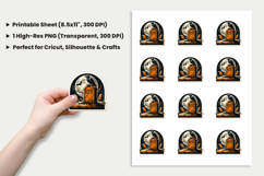 Halloween Sticker, Tombstone Sticker, Graveyard PNG, Haunted Cemetery Sticker, Halloween PNG, Spooky Sticker Design, Gothic Halloween Sticker, Haunted Tombstone PNG, Printable Halloween Stickers, Cricut Halloween Design