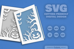 Halloween Greeting Card SVG Product Image 2