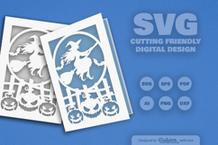Halloween Greeting Card SVG Product Image 1