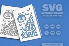Halloween Greeting Card SVG Product Image 1