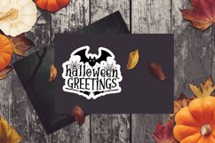Halloween greetings Stickers PNG Product Image 3