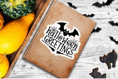 Halloween greetings Stickers PNG Product Image 2