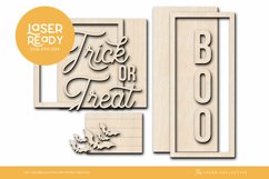 Halloween Wood Sign Laser File Bundle Product Image 3