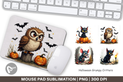 Mouse Pad Halloween Grumpy Critters Product Image 1
