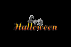 Halloween grunge gradient lettering typography style art Product Image 2