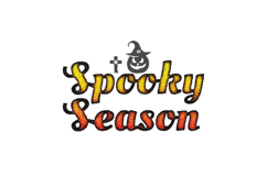 Halloween grunge gradient lettering typography style art Product Image 1