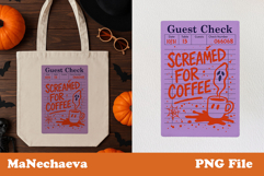 Halloween Guest Check Bundle | 15 PNG Wall Prints for Spooky Product Image 3