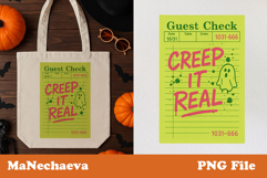 Halloween Guest Check Bundle | 15 PNG Wall Prints for Spooky Product Image 11
