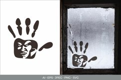 Hand with Vampire Draw for Window Sticker Product Image 1