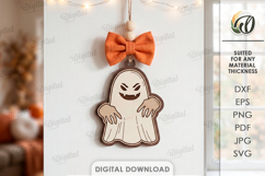 Halloween Hanging Ornaments Bundle Laser Cut. Wall Decor SVG Product Image 2