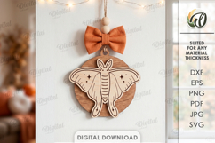 Halloween Hanging Ornaments Bundle Laser Cut. Wall Decor SVG Product Image 10