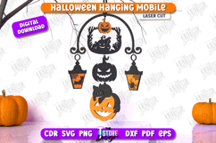 Halloween Hanging Mobile Laser Cut| Seasonal Décor Idea |CNC Product Image 1