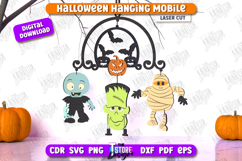 Halloween Hanging Mobile Laser Cut| Seasonal Décor Idea |CNC Product Image 1