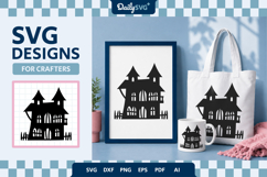 Halloween Haunted House SVG Product Image 2