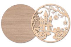 Halloween Haunted House Laser Cut SVG Product Image 2