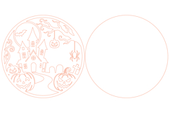 Halloween Haunted House Laser Cut SVG Product Image 3