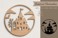 Halloween Haunted House Lasercut Decoration Product Image 1