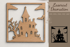 Halloween Haunted House Lasercut Decoration Product Image 1